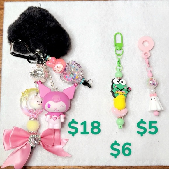 Cute Black and Pink Cartoon Figure - Picture 6 of 12